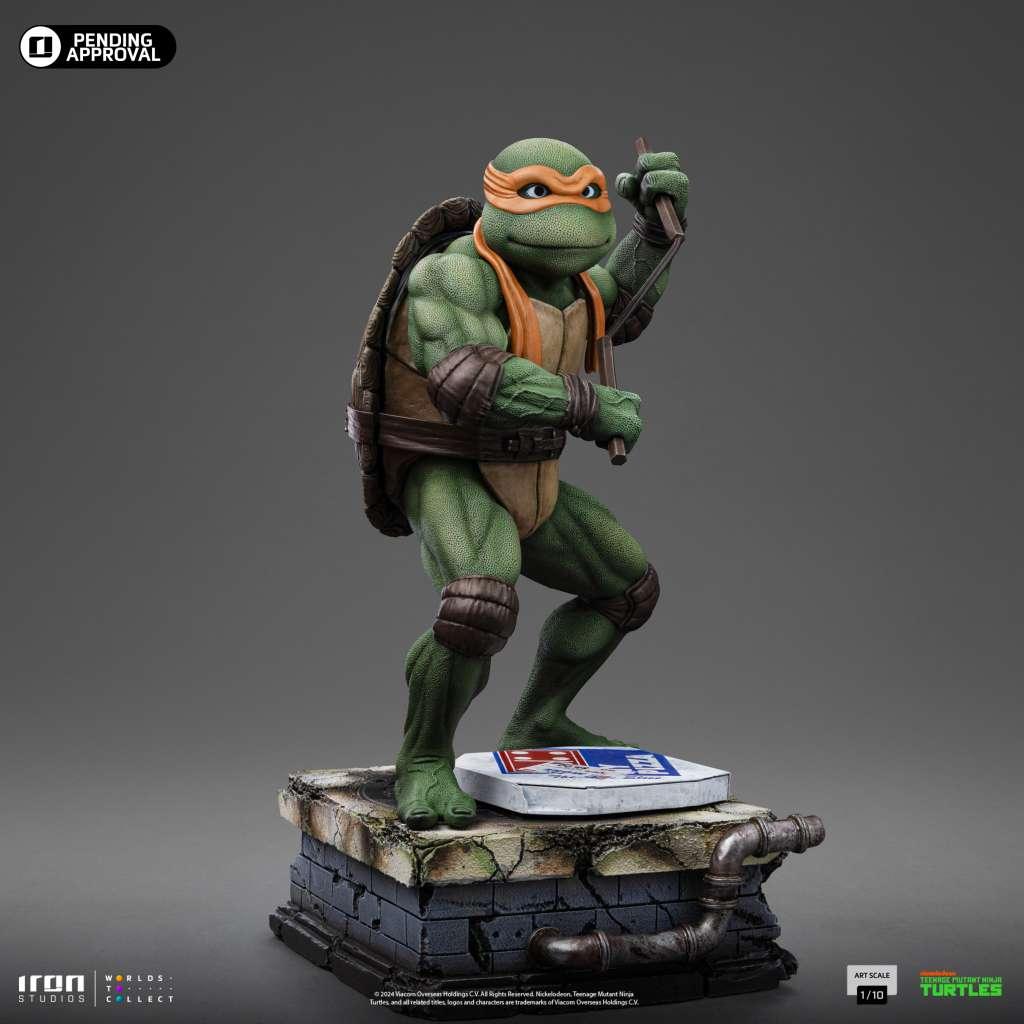 TMNT Movie Michelangelo 1/10 Staty - Robotto