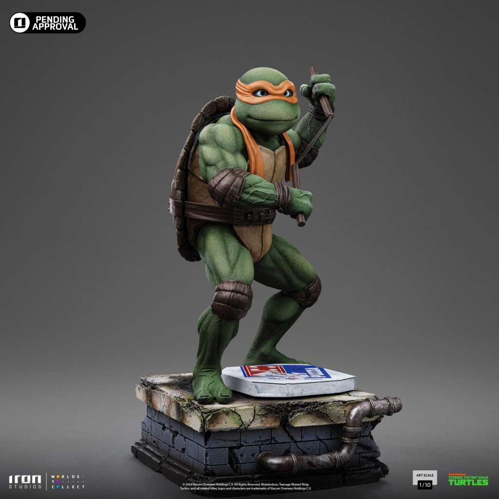 TMNT Movie Michelangelo 1/10 Staty iron studios