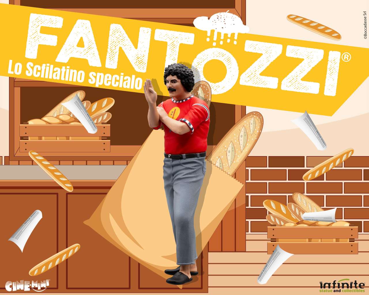 Fantozzi Cecco Lo Scfilatino Specialo Cinemini PVC Figurer infinite statue