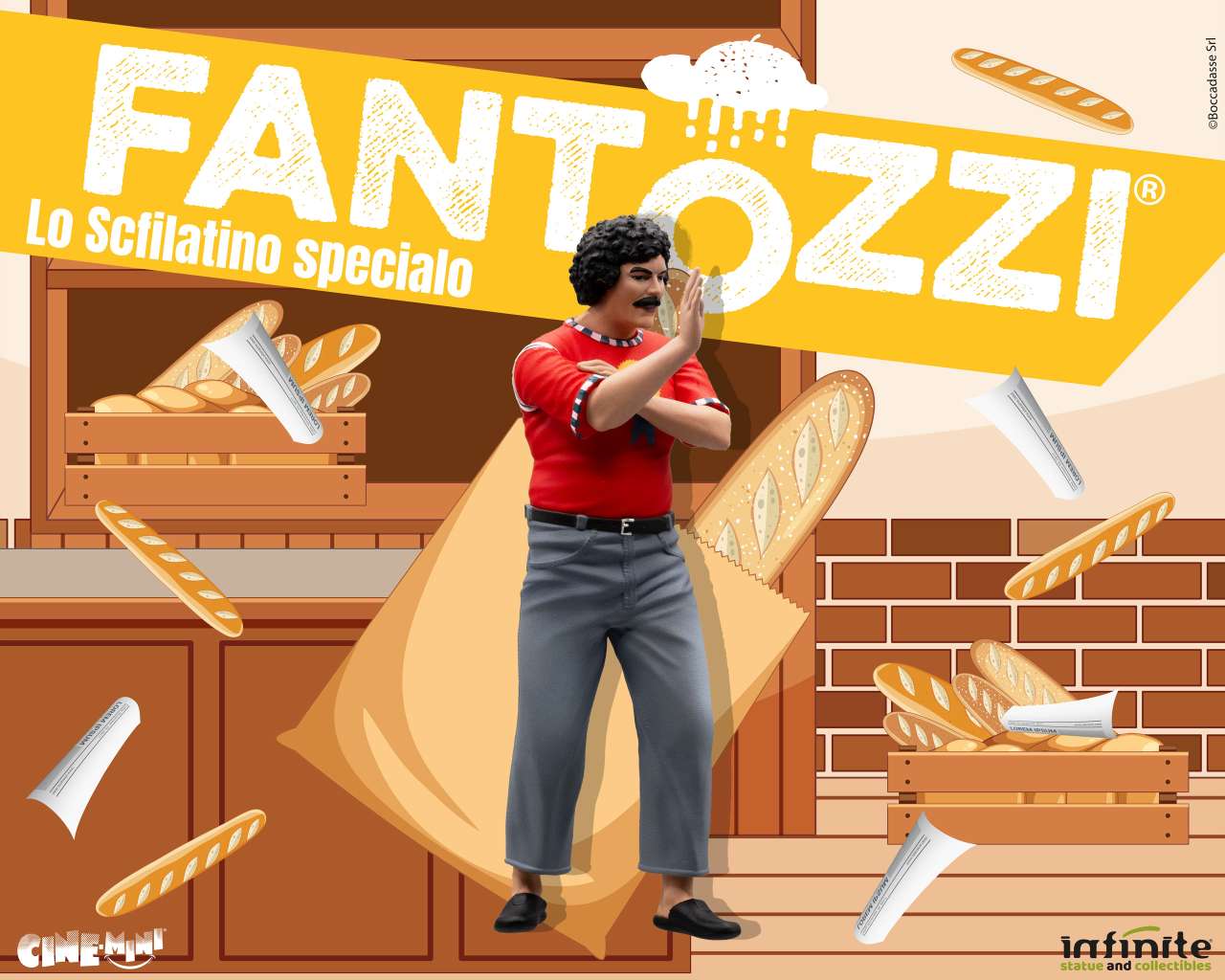 Fantozzi Cecco Lo Scfilatino Specialo Cinemini PVC Figurer infinite statue