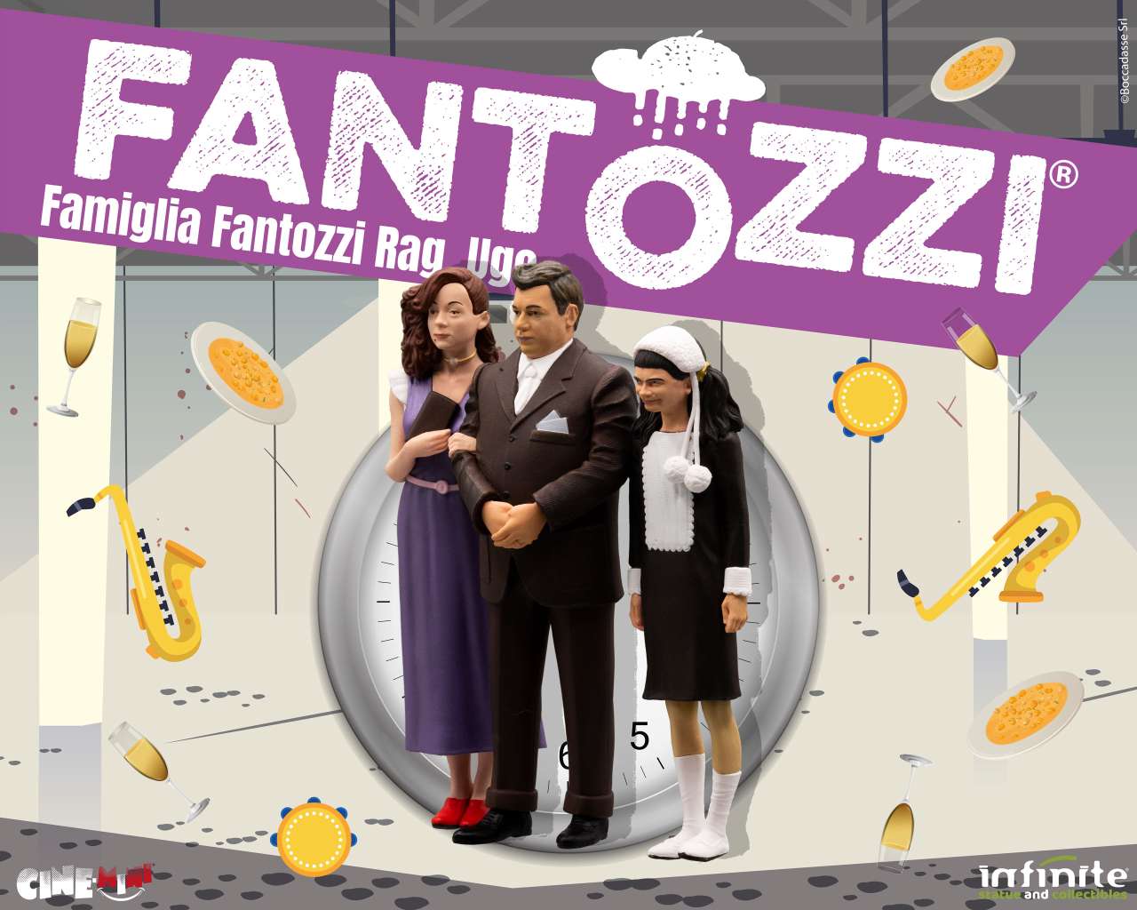 Fantozzi Familj Fantozzi Rag Ugo Cinemini PVC Figur infinite statue