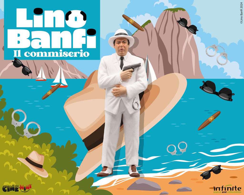 Lino Banfi Il Commiserio Cinemini PVC Figuriner infinite statue