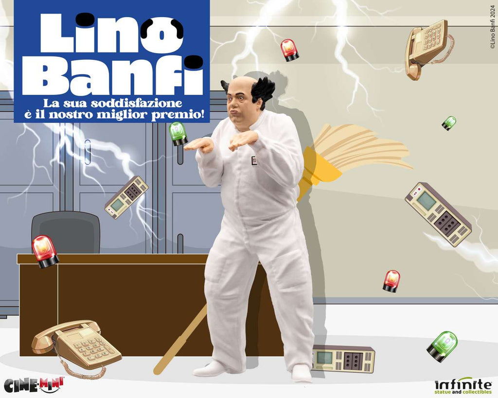 Lino Banfi Mini Figuren i PVC - Klassiska Komedi Karaktärer infinite statue