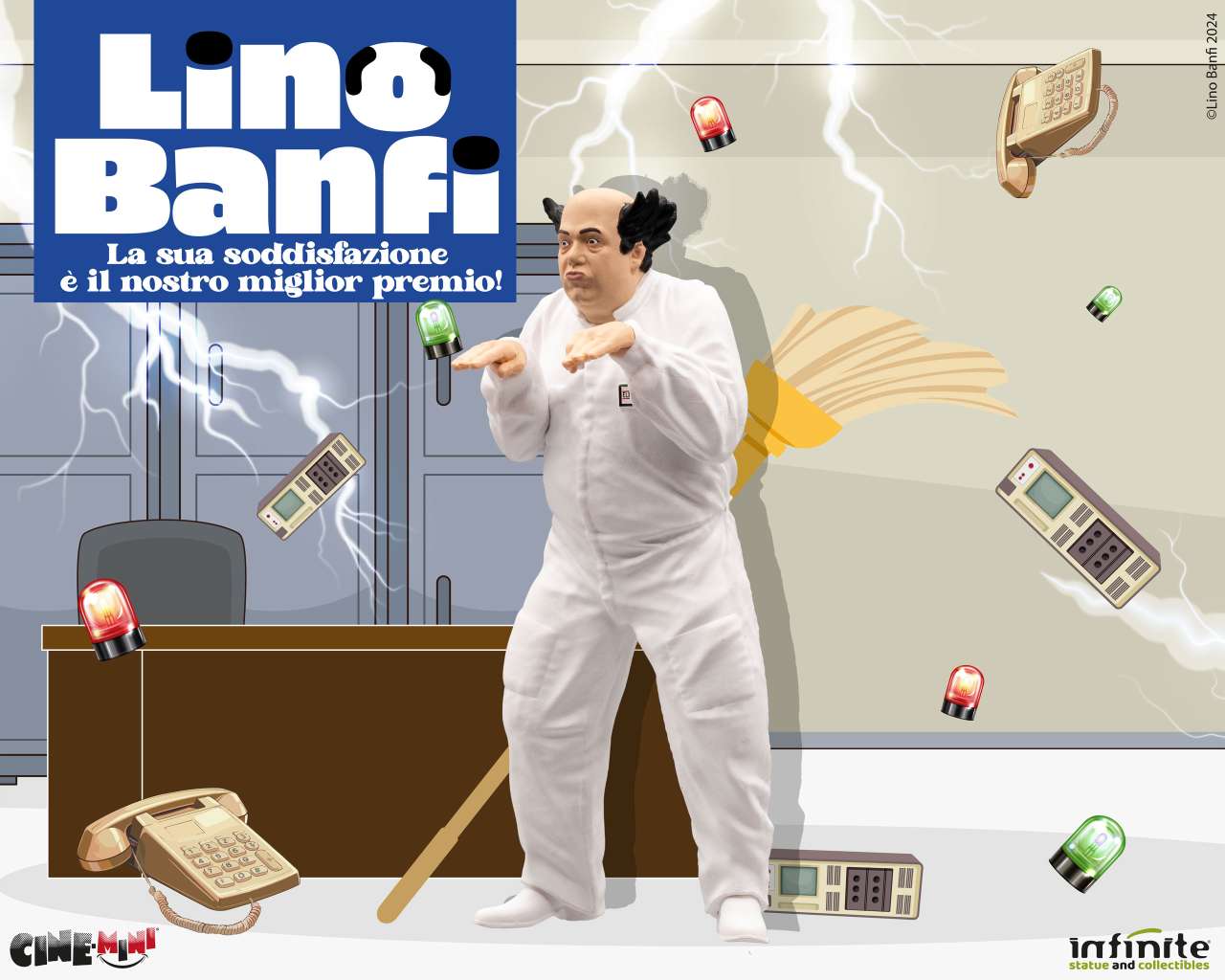 Lino Banfi Mini Figuren i PVC - Klassiska Komedi Karaktärer infinite statue
