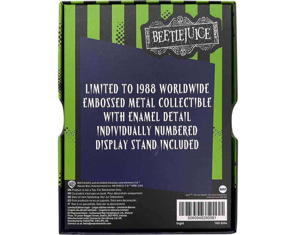 Beetlejuice - Limited Edition Gravestone Ingot fanattik