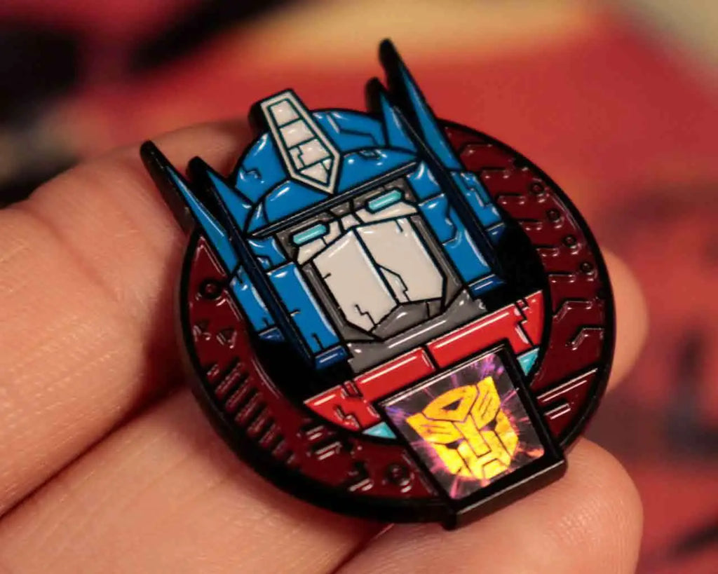 Transformers - 40th Anniversary - Twin Set Of Pin Badges