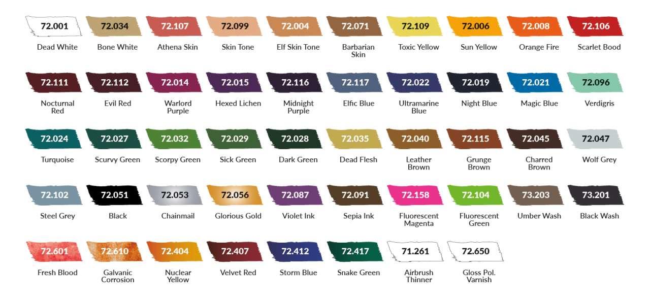 Game Color Inspiration Färgsats - Robotto