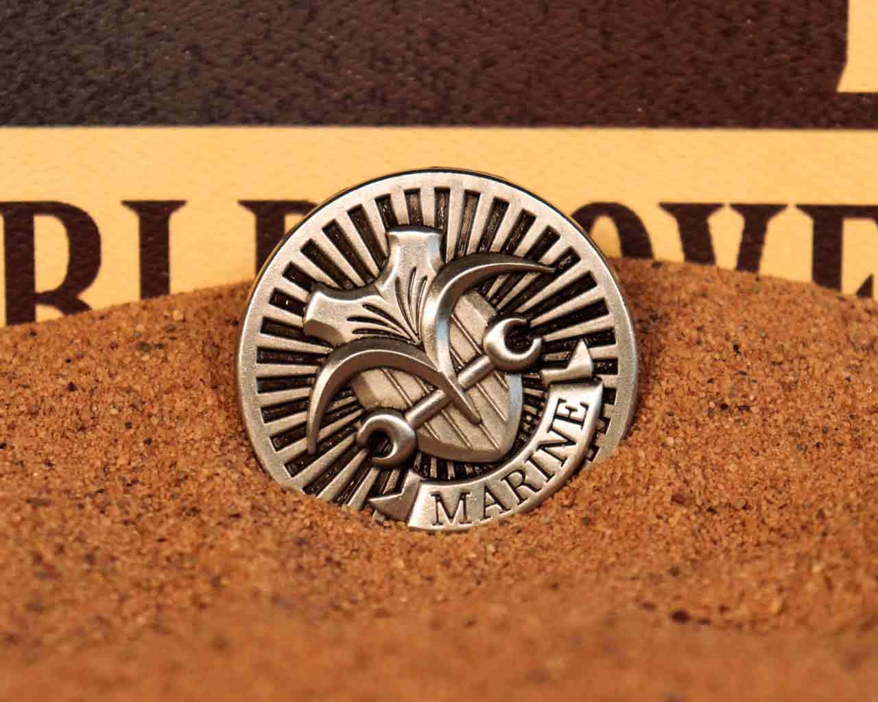 Begränsad upplaga One Piece Marine Pin Emblem fanattik