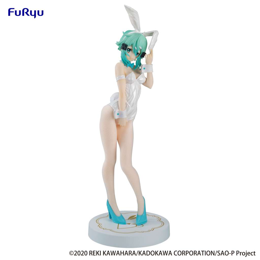 Sword Art Online Sinon White Pearl Bicute Bunnies Figur furyu