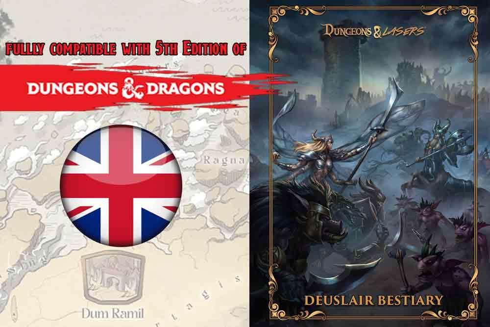 Deuslair: Bestiary Book - D&D 5E Compatible - Robotto