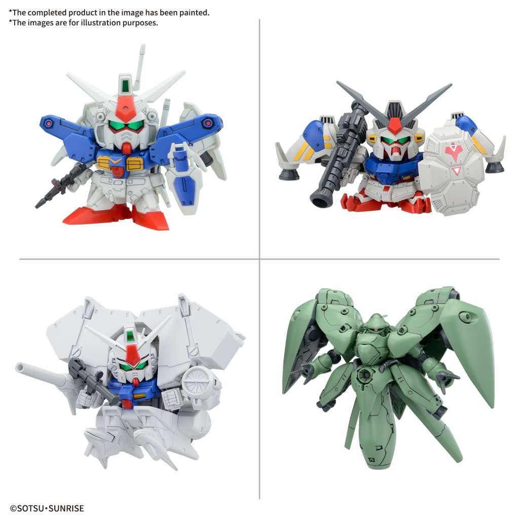 Bb Senshi MS Gundam 0083 Stardust Memory Set - Fantastisk Samling av Mobil Suit bandai model kit gunpla