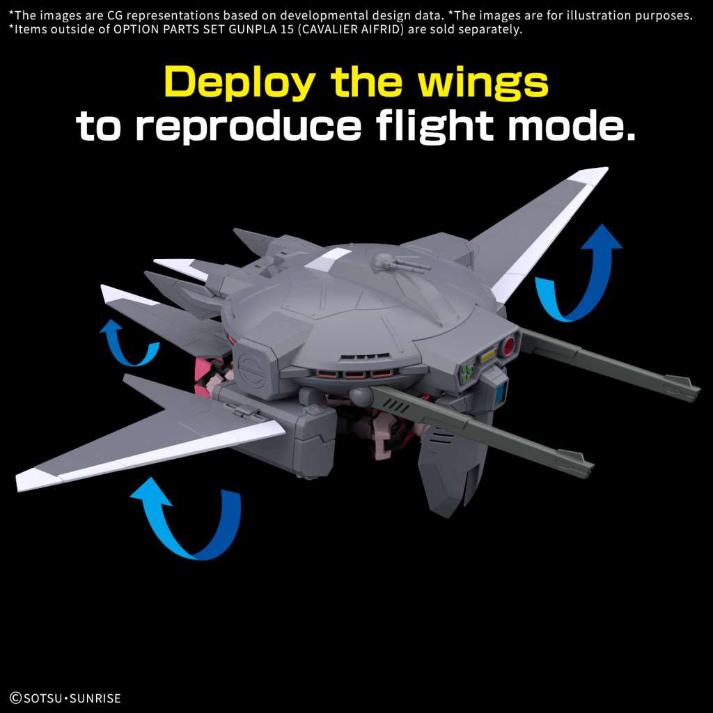 Option Parts Set Gunpla 15 Cavalier Aifrid bandai model kit gunpla