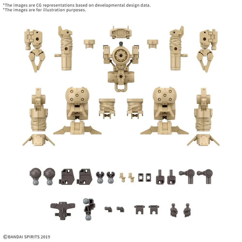 30mm OP Delar Set 18 Arm/Ben Enhet 2 1/144 - Robotto