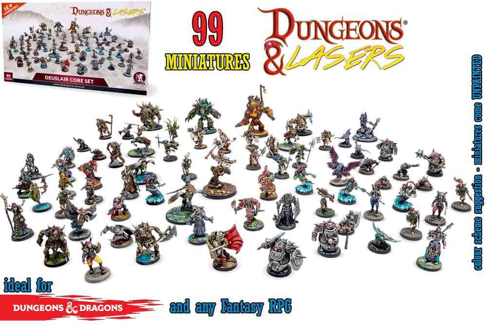 Dungeons & Lasers - Deuslair Core Set archon games