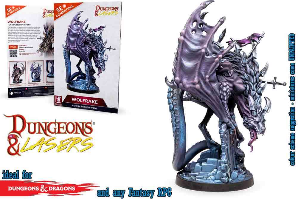Dungeons & Lasers - Wolfrake Figur archon games