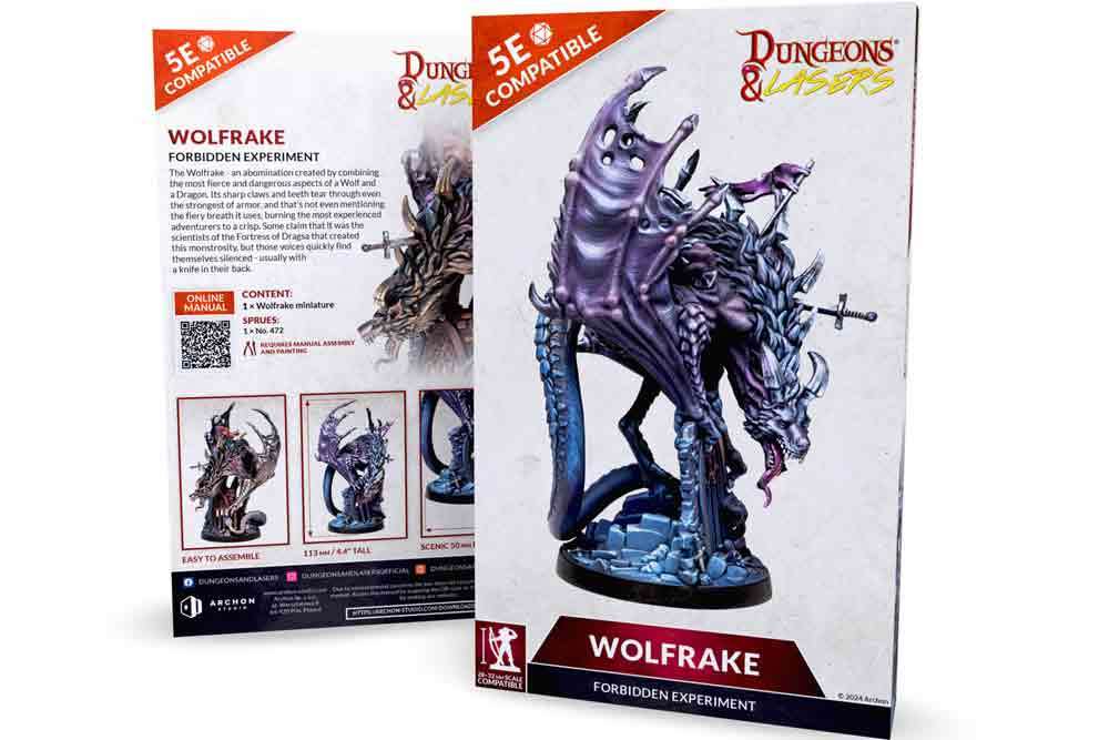 Dungeons & Lasers - Wolfrake Figur archon games