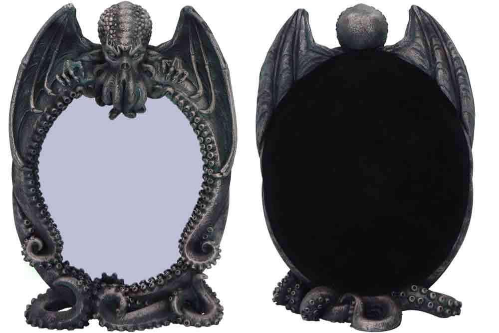 Cthulhu Reflection Spegel - Handmålad Resin - Robotto