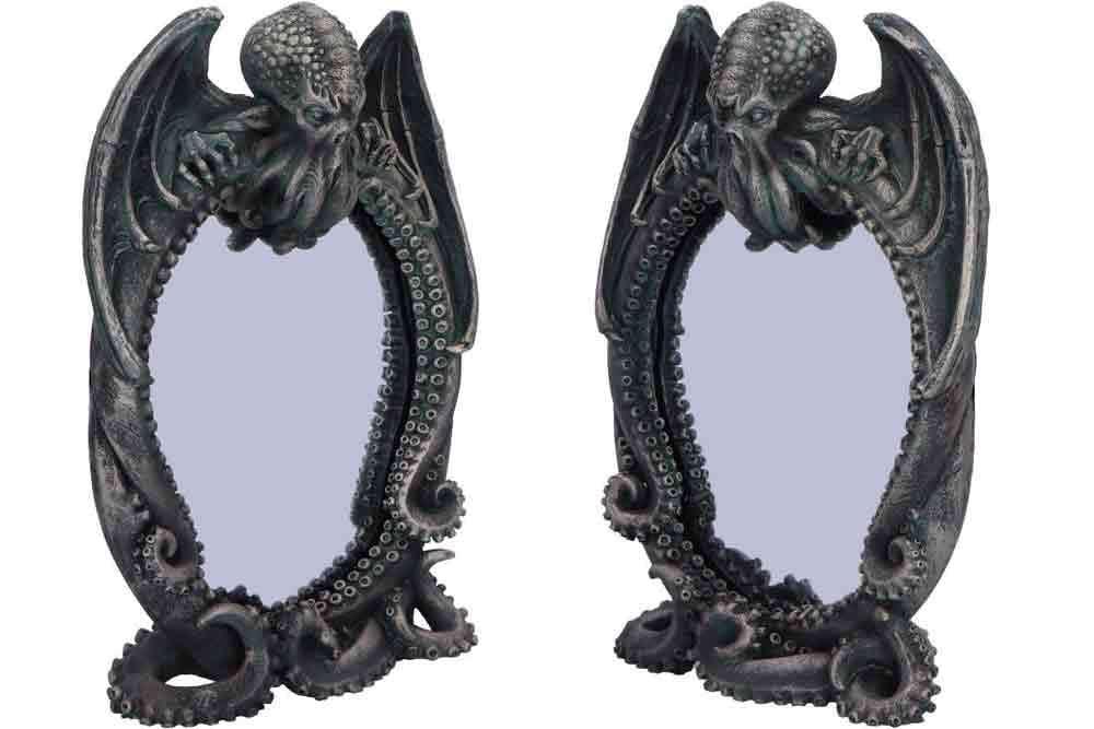 Cthulhu Reflection Spegel - Handmålad Resin - Robotto