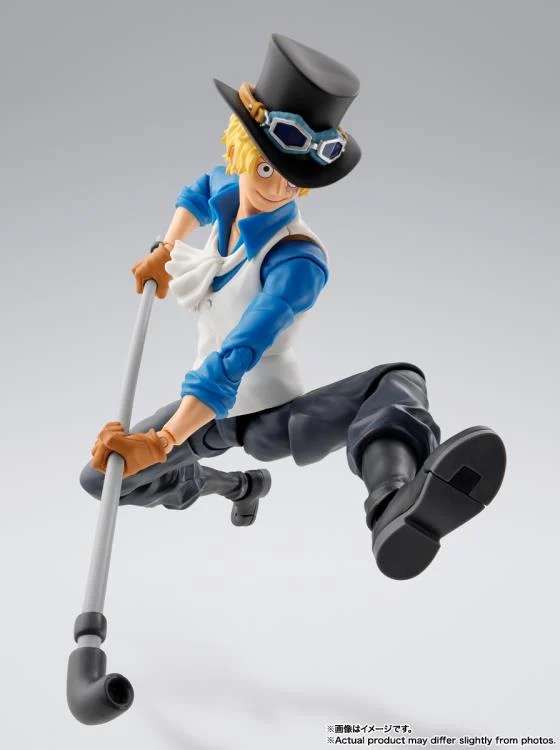 Sabo från ONE PIECE - SH Figuarts Revolutionary Army Figur bandai