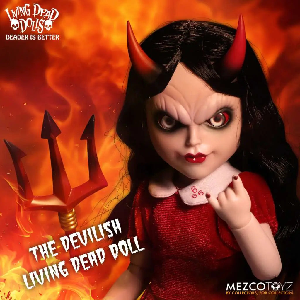 Return Of The Living Dead Dolls Sin Af - Demonisk Docka med Utbytbara Ansikten och Tillbehör