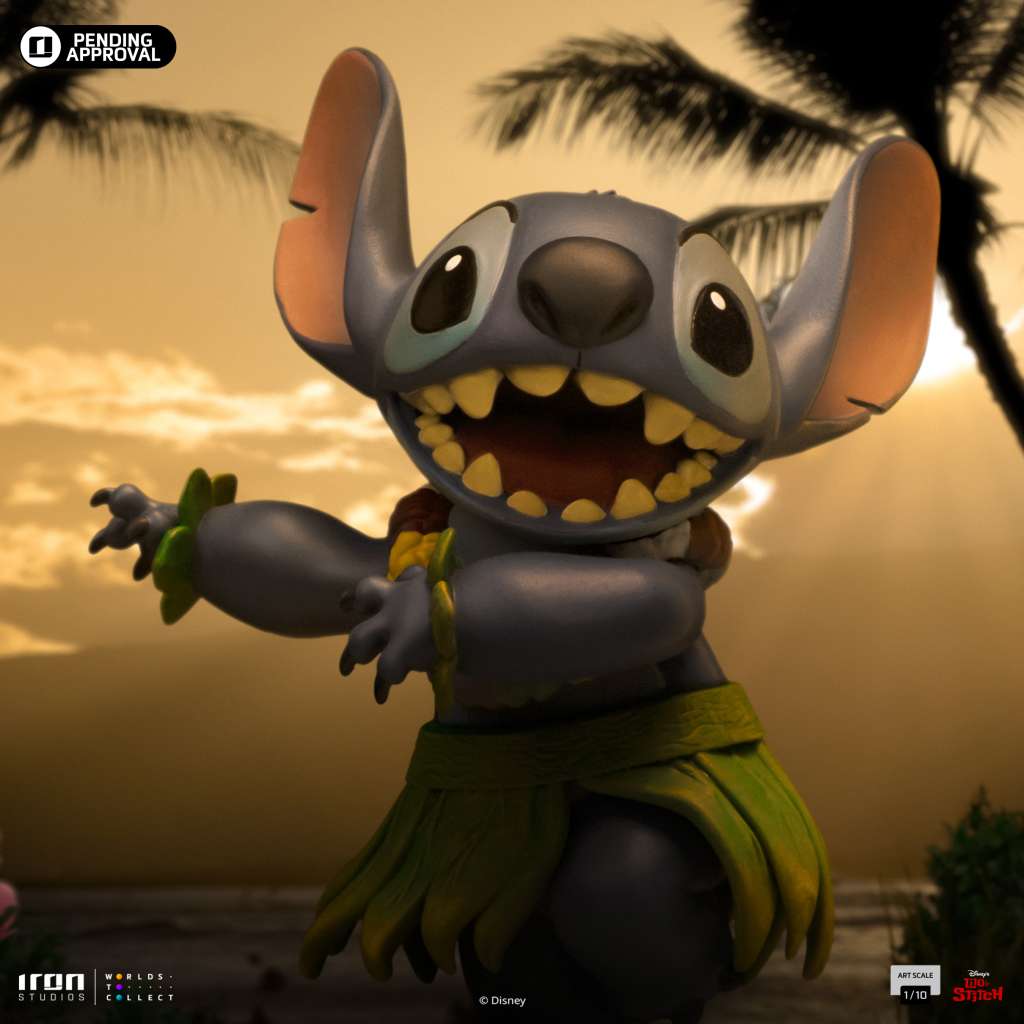 Stitch Hula Hula 1/10 Staty iron studios