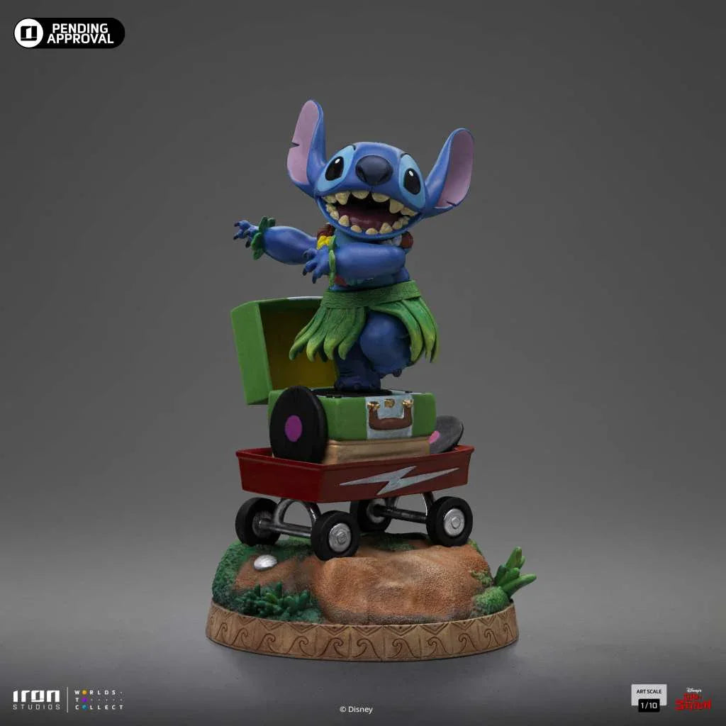Stitch Hula Hula 1/10 Staty - Robotto