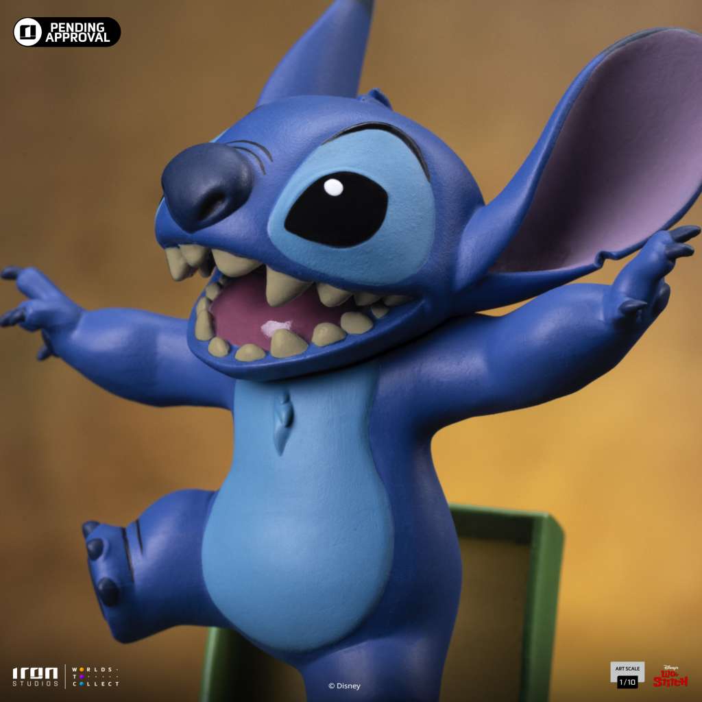 Lilo och Stitch Stitch 1/10 Staty iron studios