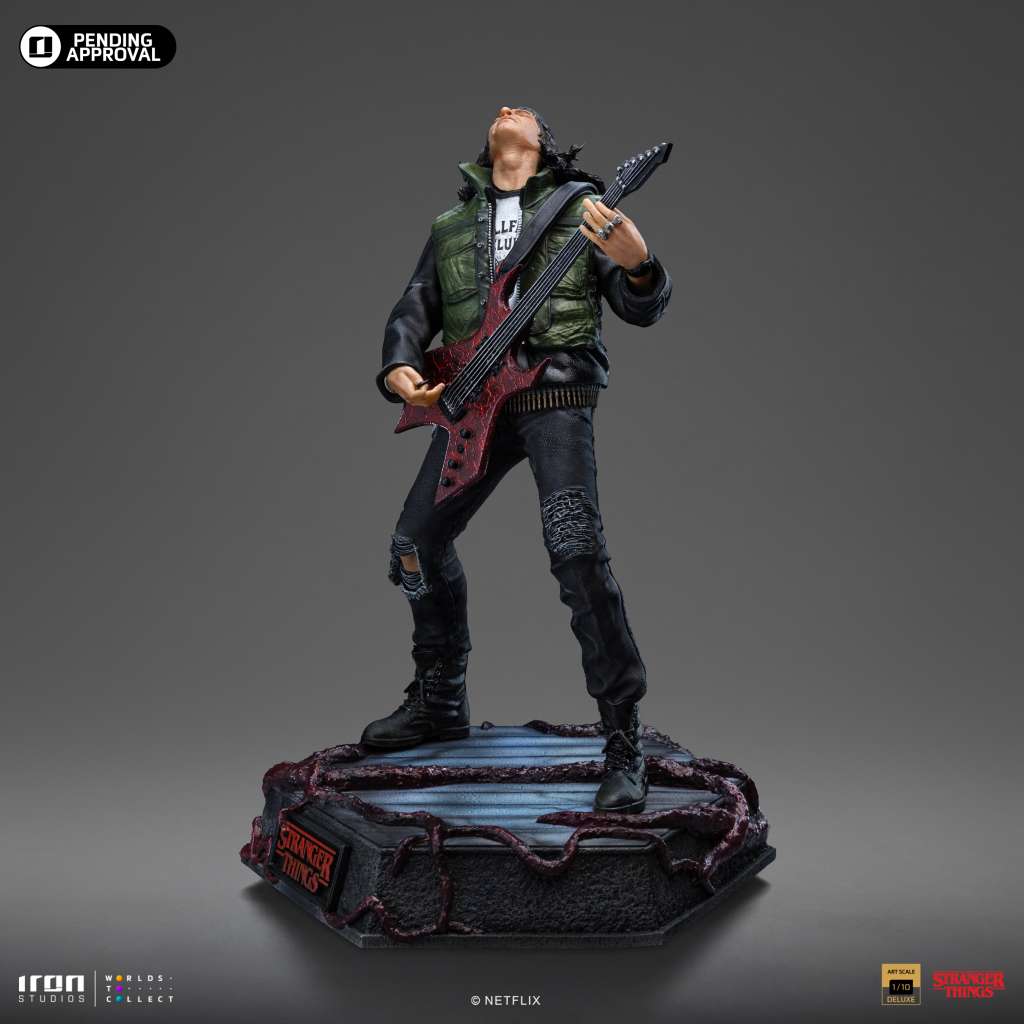 Stranger Things Eddie Munson Deluxe 1/10 Staty iron studios