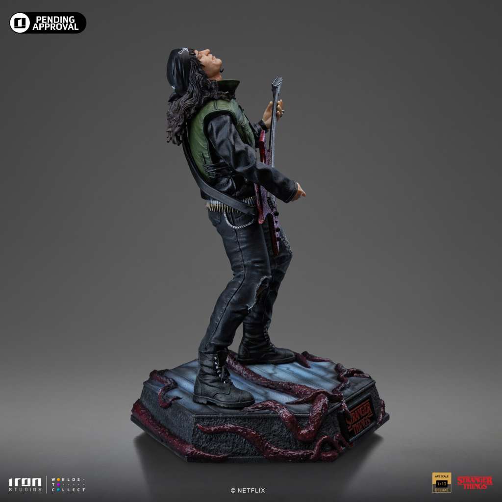 Stranger Things Eddie Munson Deluxe 1/10 Staty iron studios