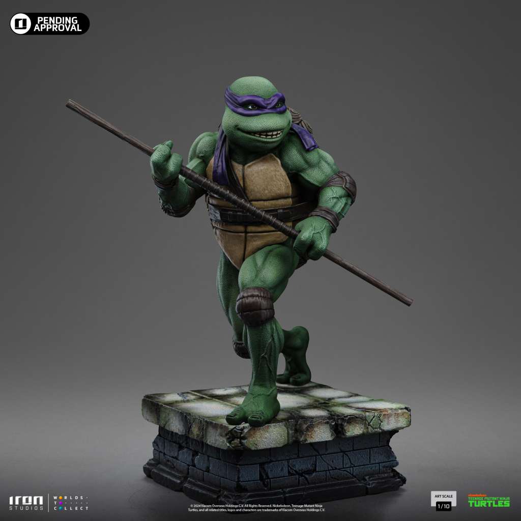 TMNT Donatello 1/10 Staty - Detaljerad och Samlarvänlig iron studios