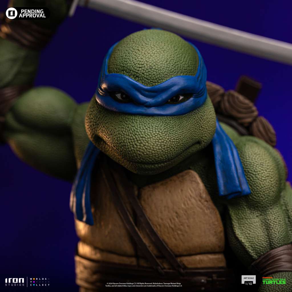 TMNT Leonardo 1/10 Staty iron studios
