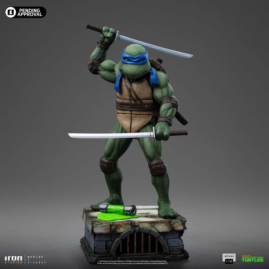 TMNT Leonardo 1/10 Staty iron studios