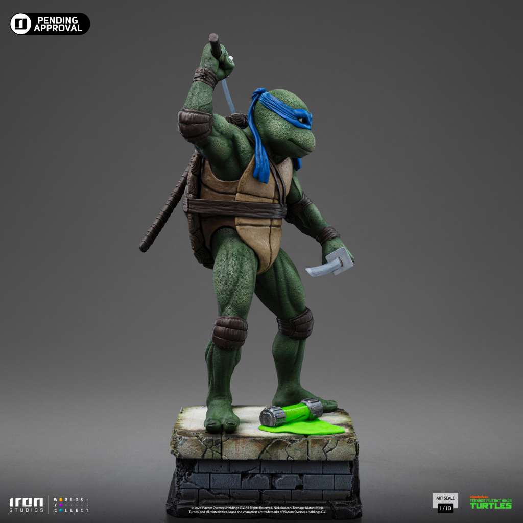 TMNT Leonardo 1/10 Staty iron studios