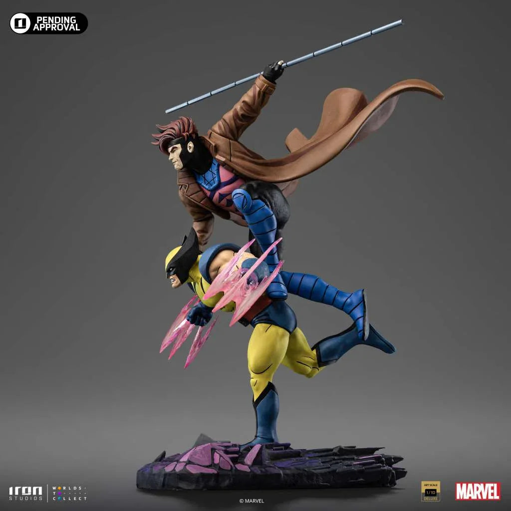 X-men 97 Wolverine & Gambit 1/10 Figur - Robotto