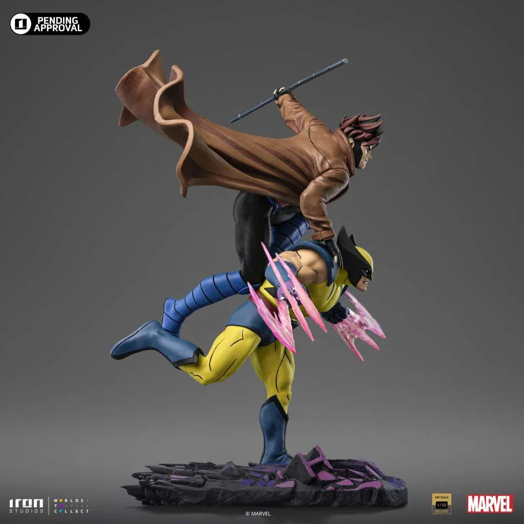 X-men 97 Wolverine & Gambit 1/10 Figur - Robotto