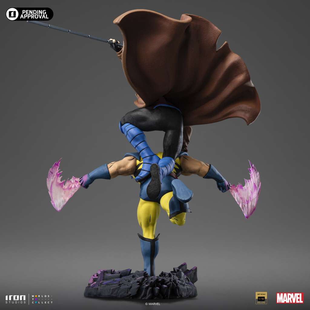 X-men 97 Wolverine & Gambit 1/10 Figur iron studios