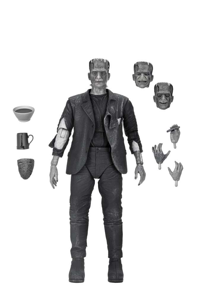 Um Bride Frankenstein Monster Ultimate B&W Figur neca