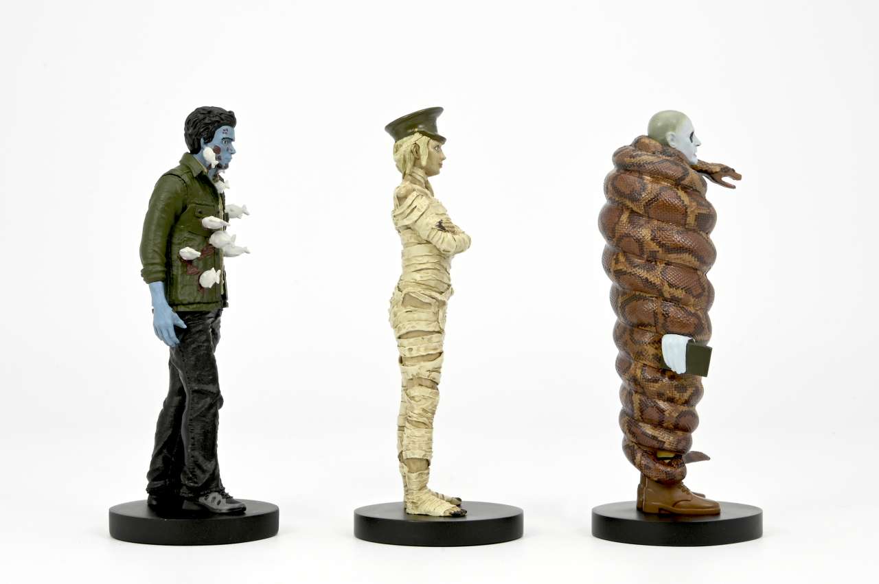 Beetlejuice 2 Immigration Hall Set 1 - 3 Figur neca