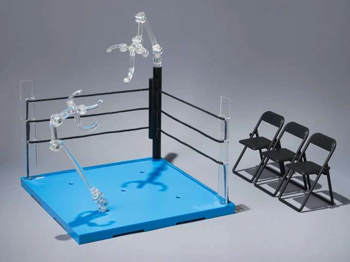 Tamashii Stage Act Ring Corner Neutral + Folding Chair Set bandai