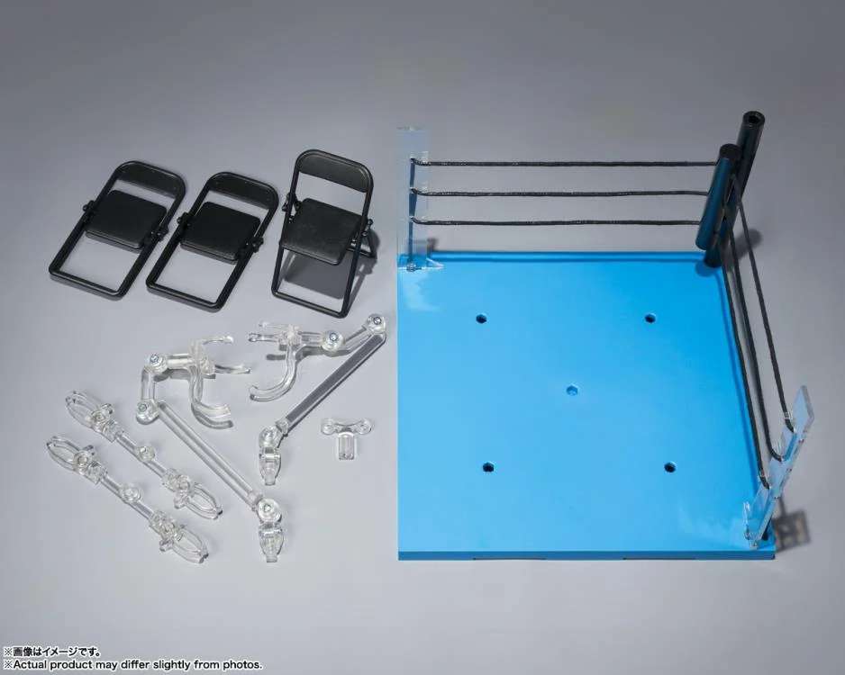 Tamashii Stage Act Ring Corner Neutral + Folding Chair Set bandai