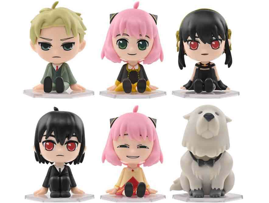 Spy x family - bobble head - blind boxes displayer (12 enheter)