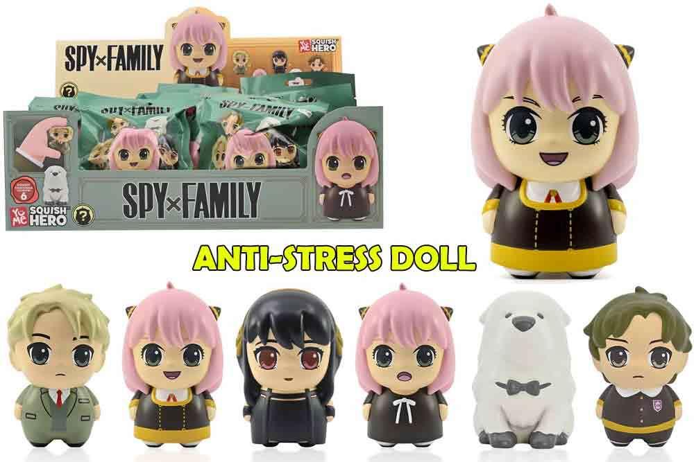 Spy x Family - Foam Squishy - Blind Bags Counter Display (12 Units) - Robotto