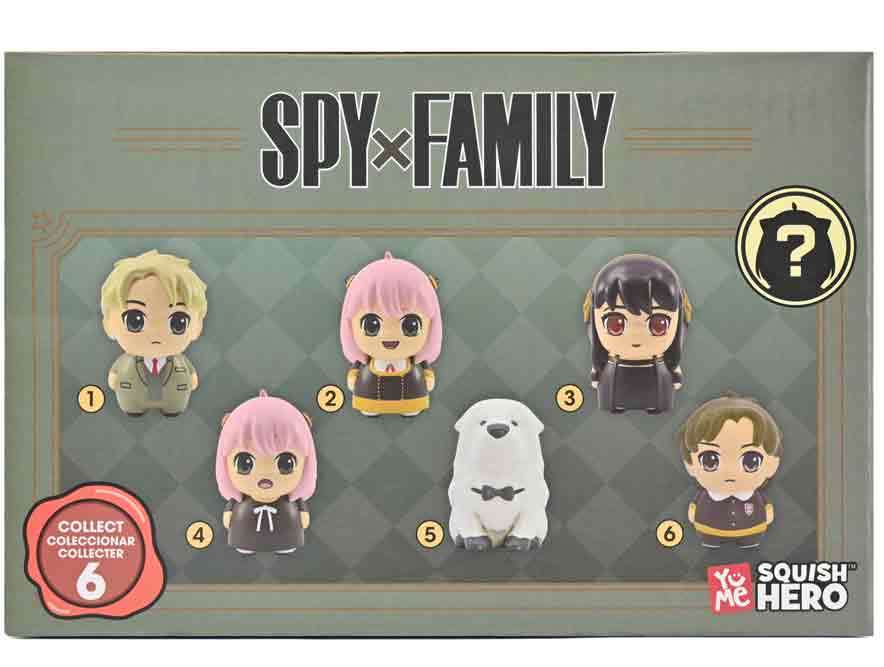 Spy x Family - Foam Squishy - Blind Bags Counter Display (12 Units) yume