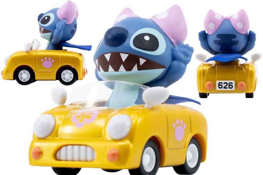 Lilo & Stitch Zoom Hero - Display (12 Assorterade Bilar) yume