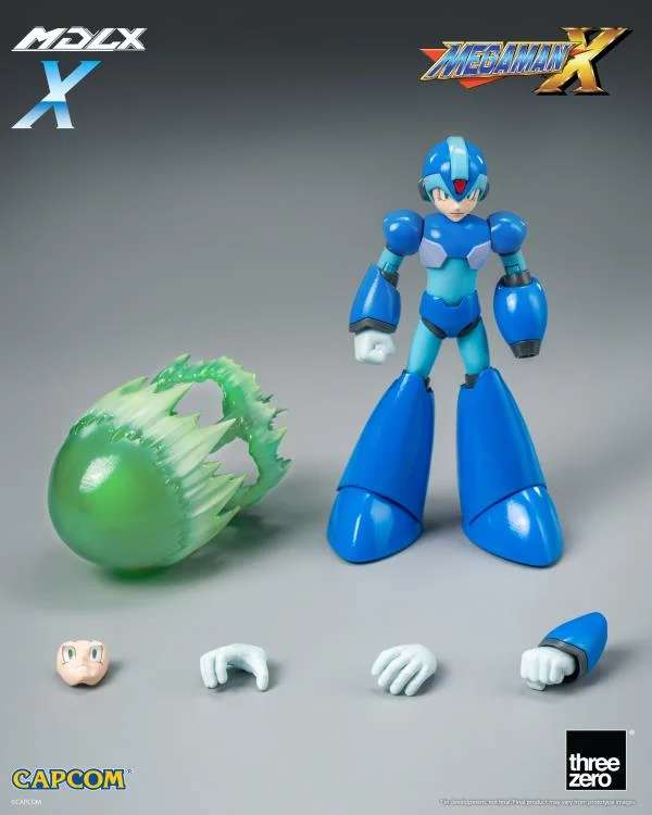 Mega Man X MDLX Action Figure - Detaljerad och Rörlig Samlarfigur threea toys/threezero