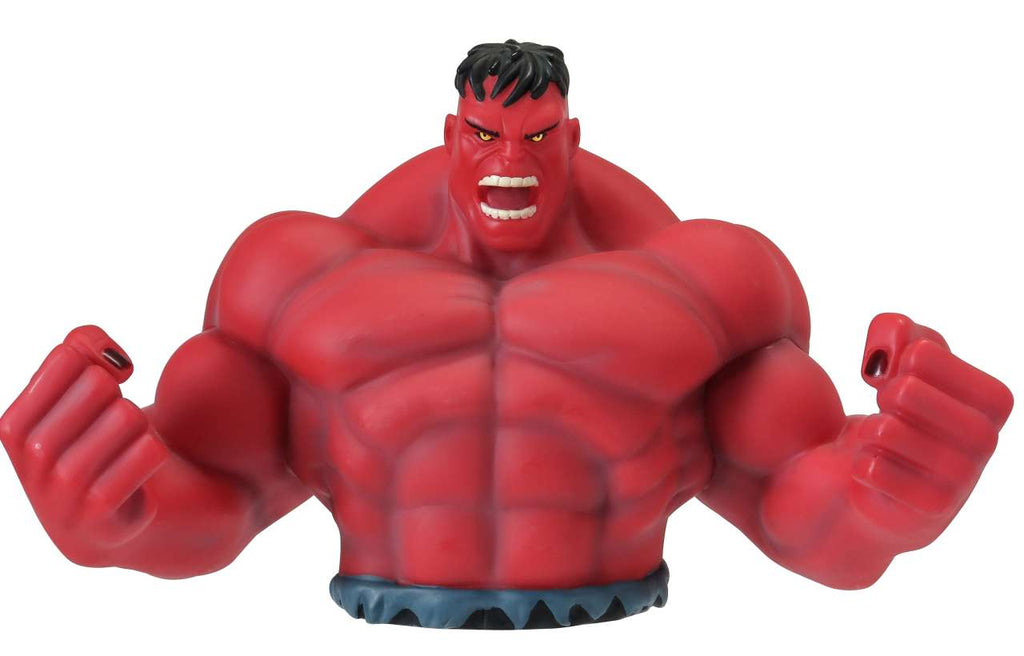 Röd Hulk Bust Bank – Popkultur Piggy Bank monogram
