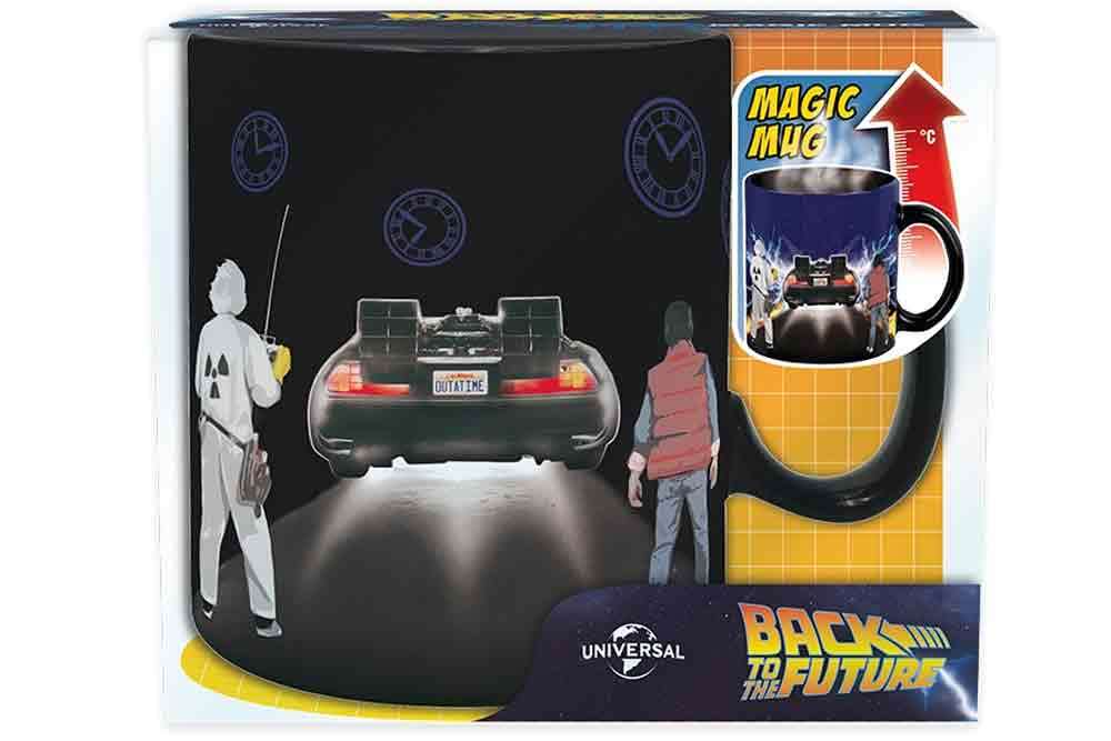 Back to the Future - Tidsmaskin - Värmeförändrande Mugg - 460 ml abystyle studio