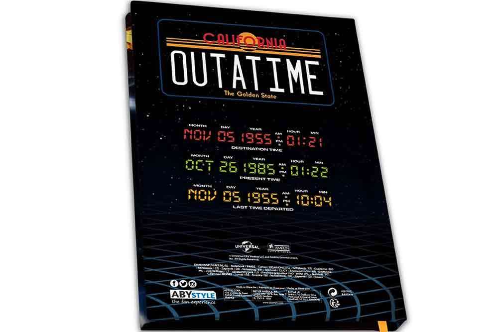 Back to the Future Delorean A5 Anteckningsbok abystyle studio