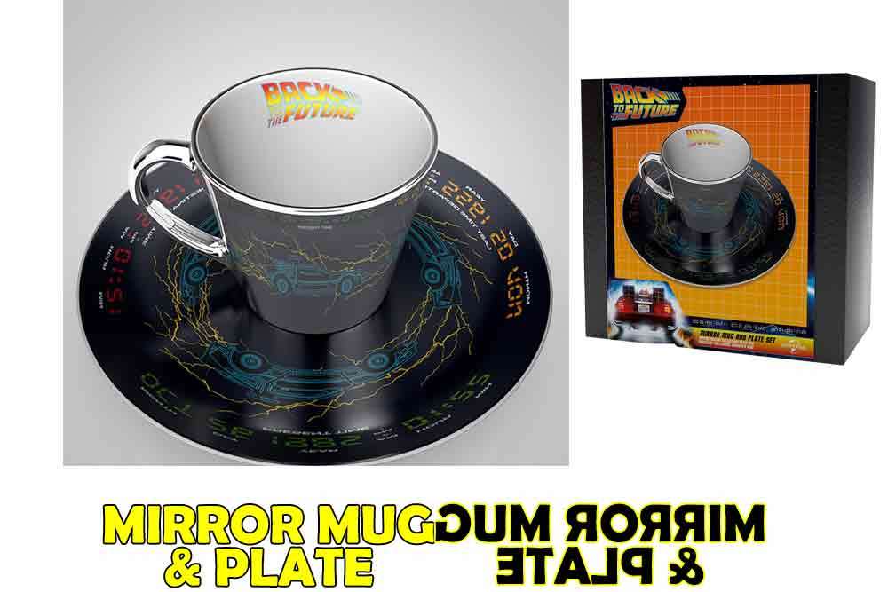 Tillbaka till Framtiden - Spegelmugg och Tallrik Set abystyle studio