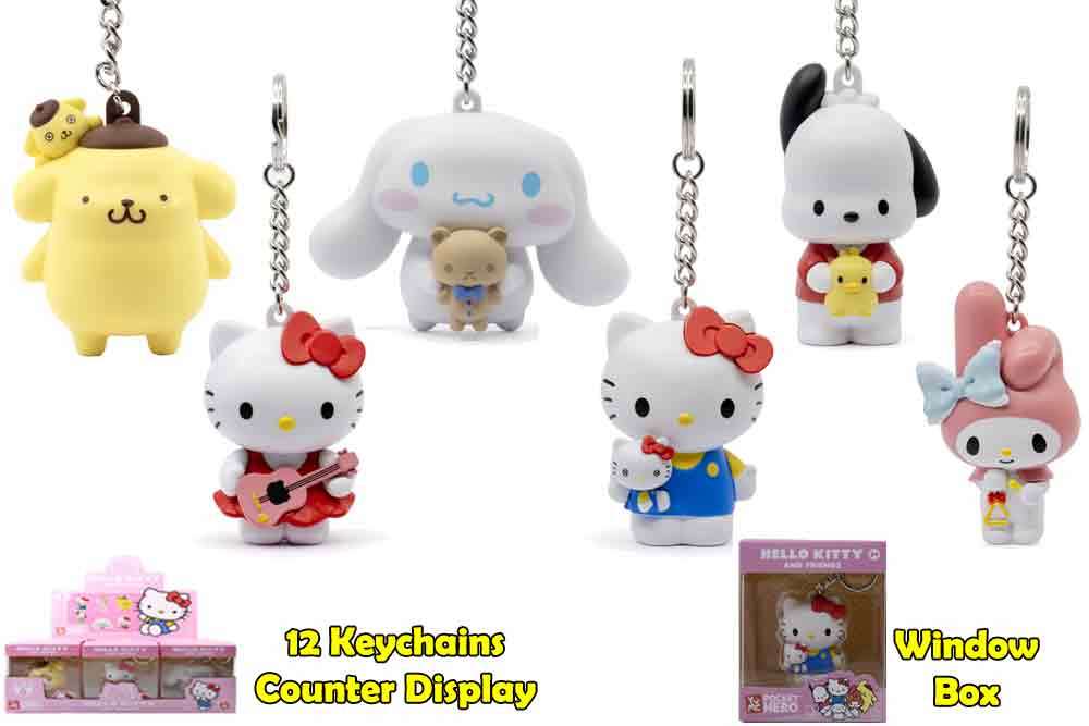 Hello Kitty - Nyckelring Counter Display (12 st) yume